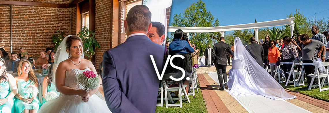 Indoor vs. Outdoor Weddings